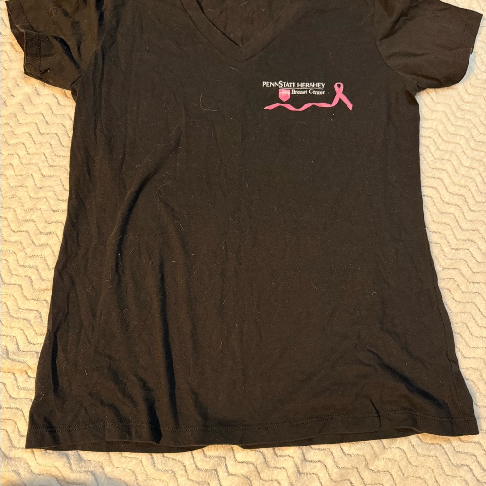District Black Breast Cancer Awareness Tee